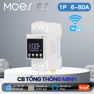 CB Tổng Thông minh MOES (Aptomat 80A)