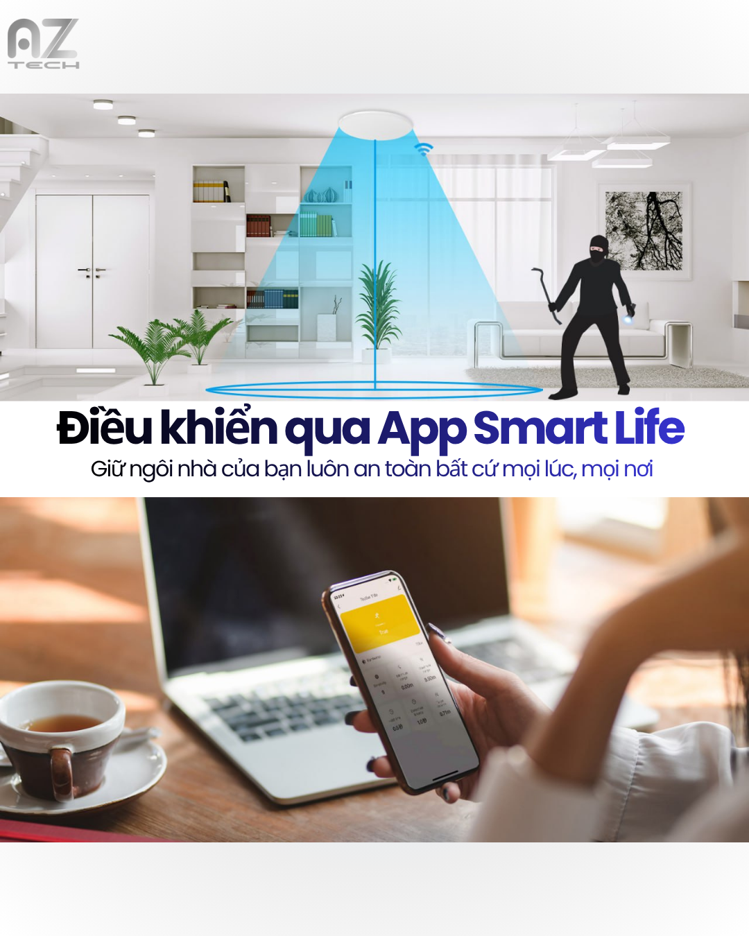 Thiết bị hiện diện âm trần MOES - Ảnh 3