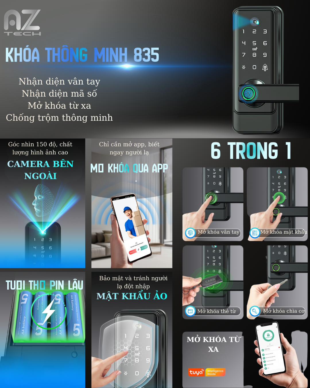 Khóa thông minh Smart Lock 711 - Ảnh 2