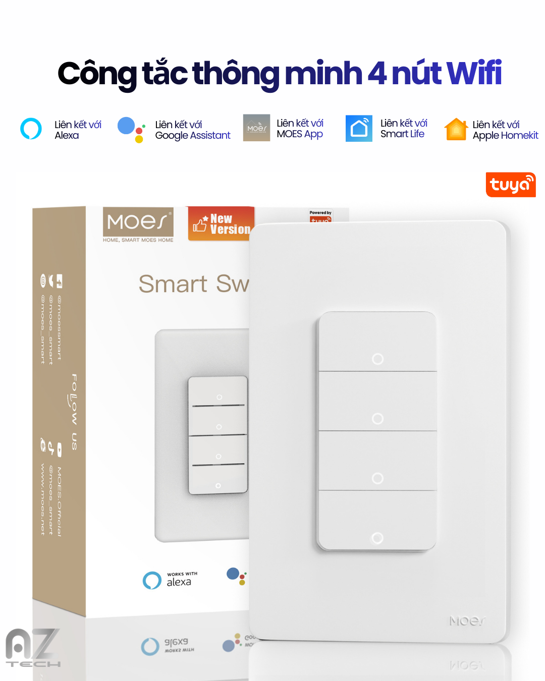 CÔNG TẮC CƠ THÔNG MINH BLUETOOTH+ WIFI - Ảnh 4