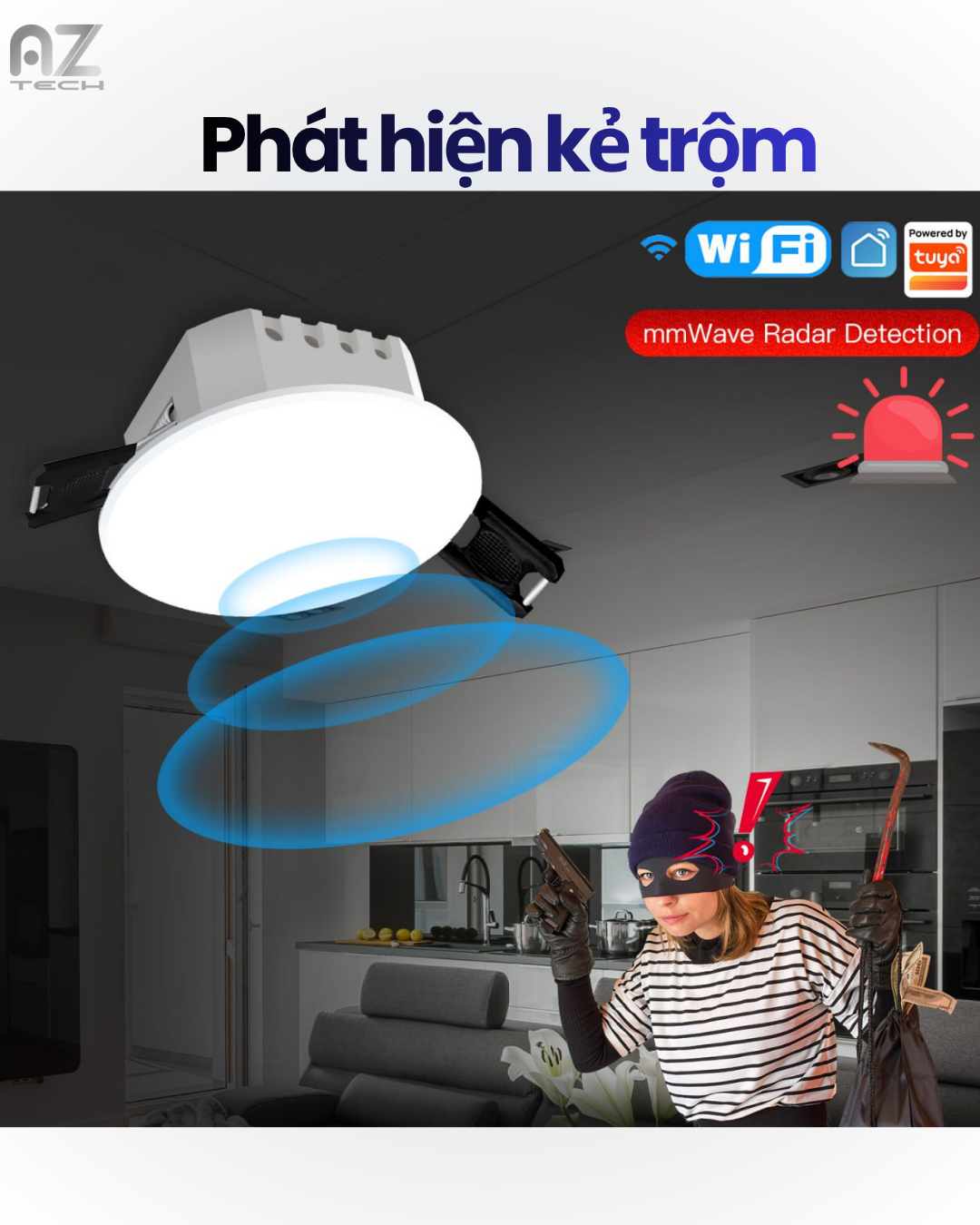 Thiết bị hiện diện âm trần MOES - Ảnh 4